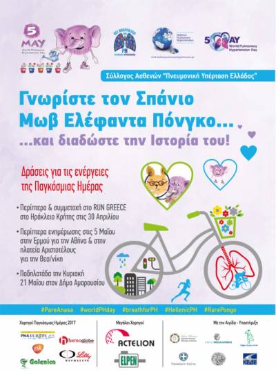 5 Μαΐου: Παγκόσμια Ημέρα Πνευμονικής Υπέρτασης