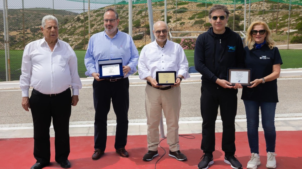 Εγκαίνια Πολυγηπέδου στο ακριτικό Αγαθονήσι, ένας χώρος άθλησης και σωματικής υγείας.
