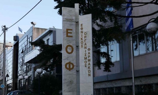 ΕΟΦ: Aνάκληση παρτίδας γνωστών φαρμάκων